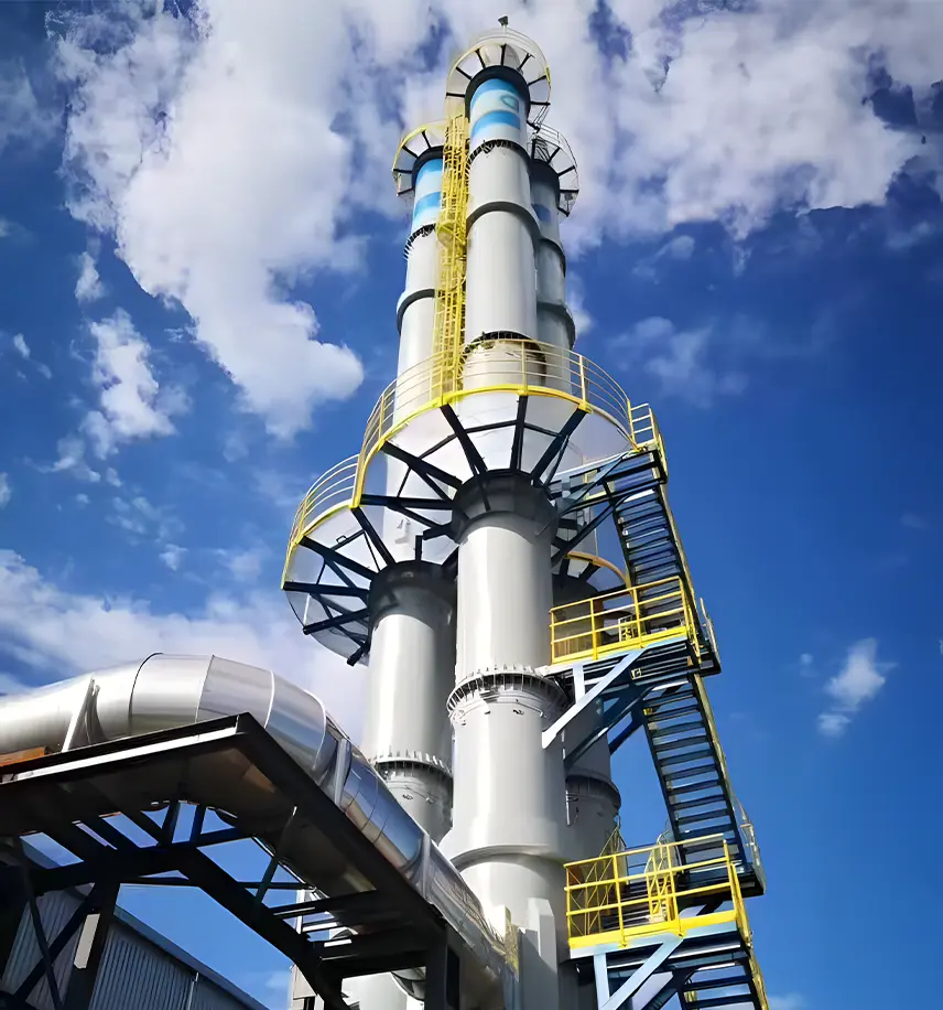 power plant chimney construction