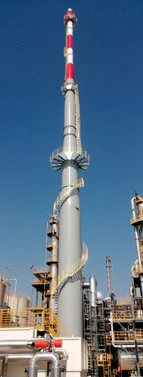 80m*1000mm Self Supporting Steel Chimney