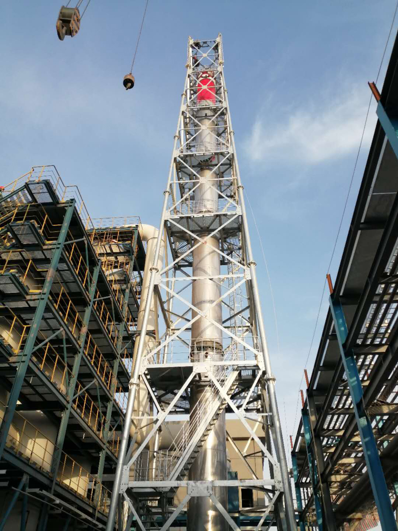 50m*1400mm Single Tower Steel Stack