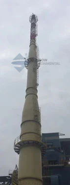 2x80m Sleeve Self-Standing Steel Chimney