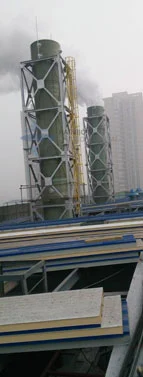 3x32.5m Sleeve Self-Standing Steel Chimney