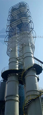 3 Vertical Steel Stack with 80m Cluster Sleeve