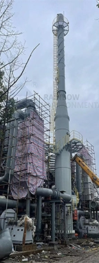 4x40m Self Supporting Steel Chimney