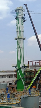 60m Sleeve Self-Supporting Steel Stack