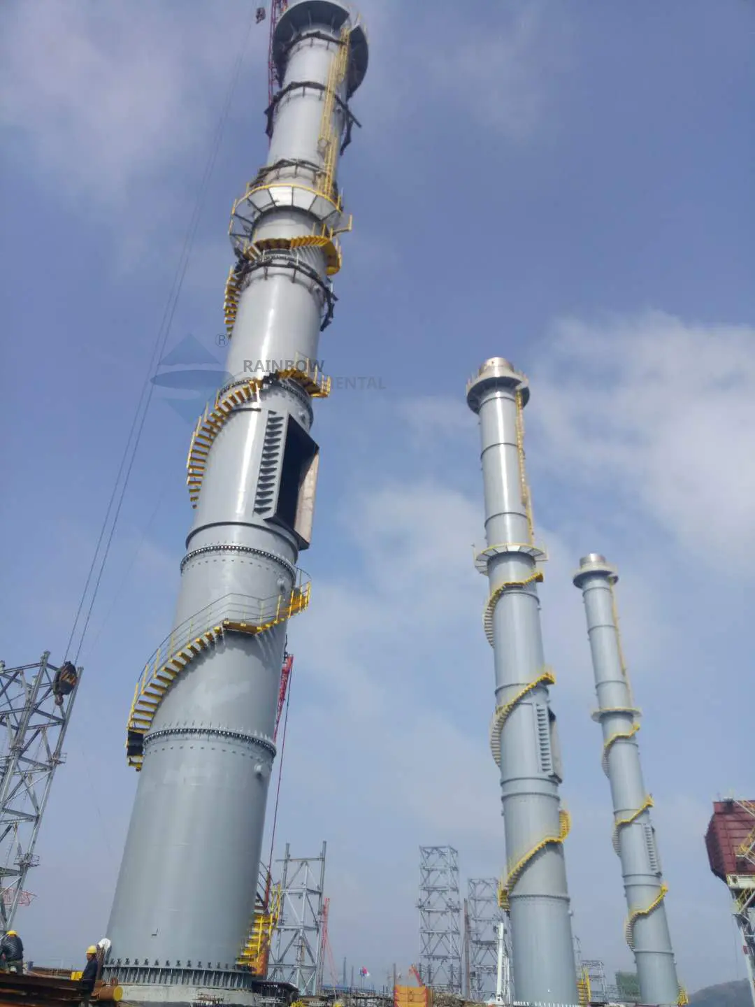 7x70m Sleeve Self-Standing Steel Chimney