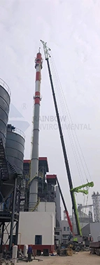 80m Self Supporting Steel Chimney