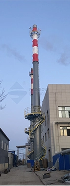 35m Self Supporting Steel Chimney