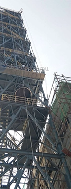 60m Three-Tube Cluster Tower Steel Stack