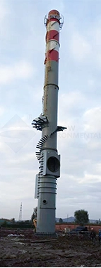 50m*1300mm Self Supporting Steel Chimney