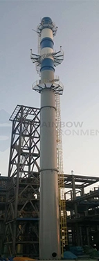 60m*2100mm Self Supporting Steel Chimney