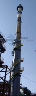 60m*1500mm Sleeve Self-Standing Steel Chimney