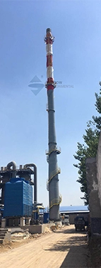 60m Sleeve Self-Standing Steel Chimney