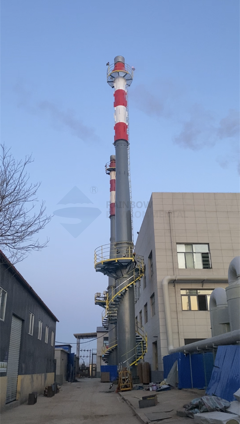 35m Self Supporting Steel Chimney