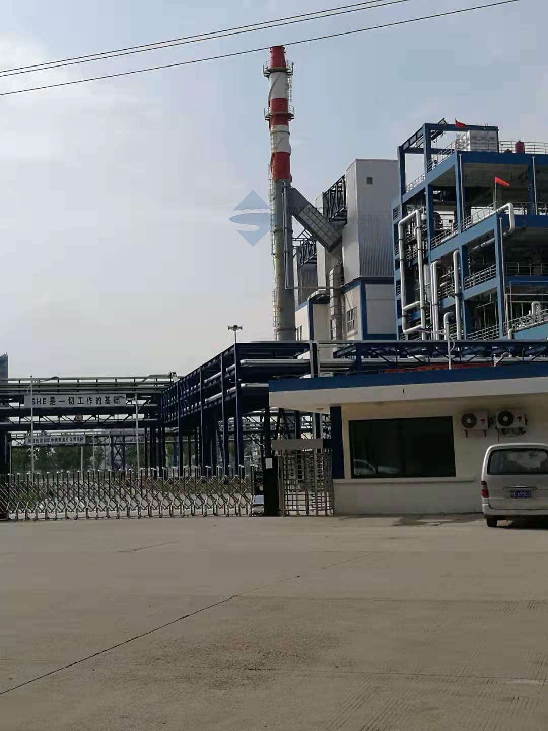 45m*1300mm Sleeve Self-Standing Steel Chimney