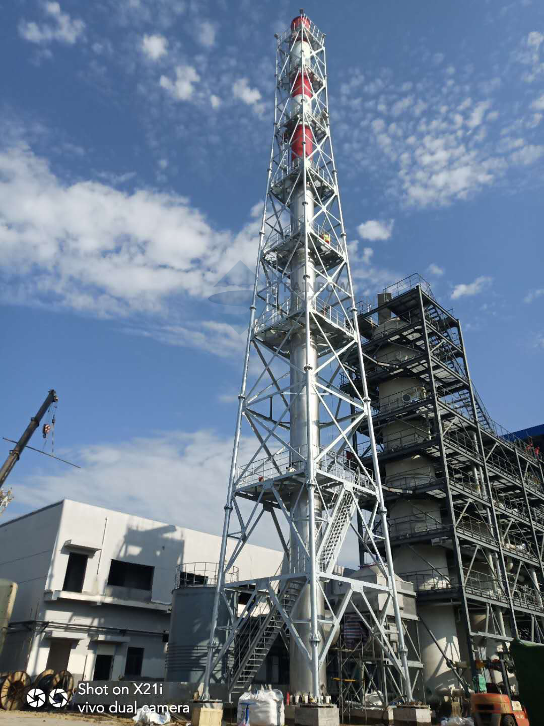 50m Single Tower Steel Stack