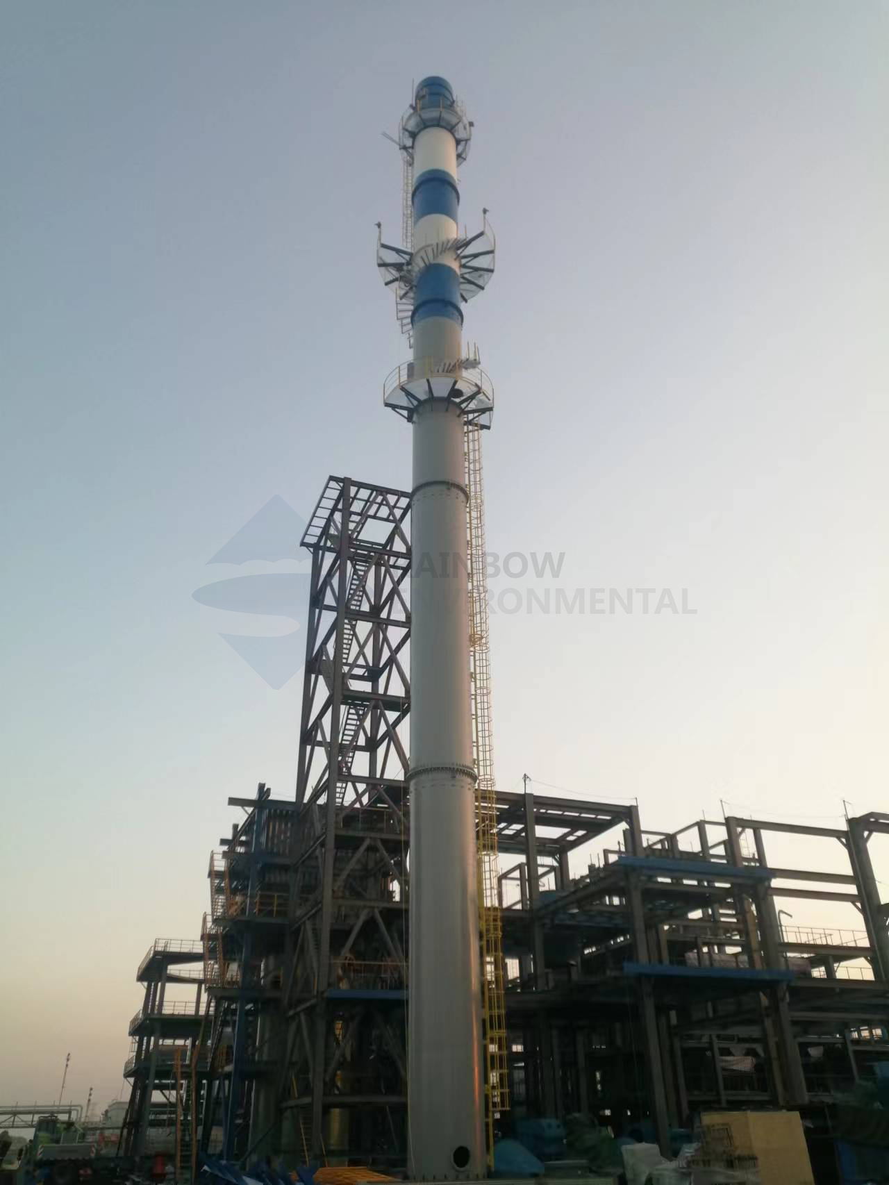 60m*2100mm Self Supporting Steel Chimney