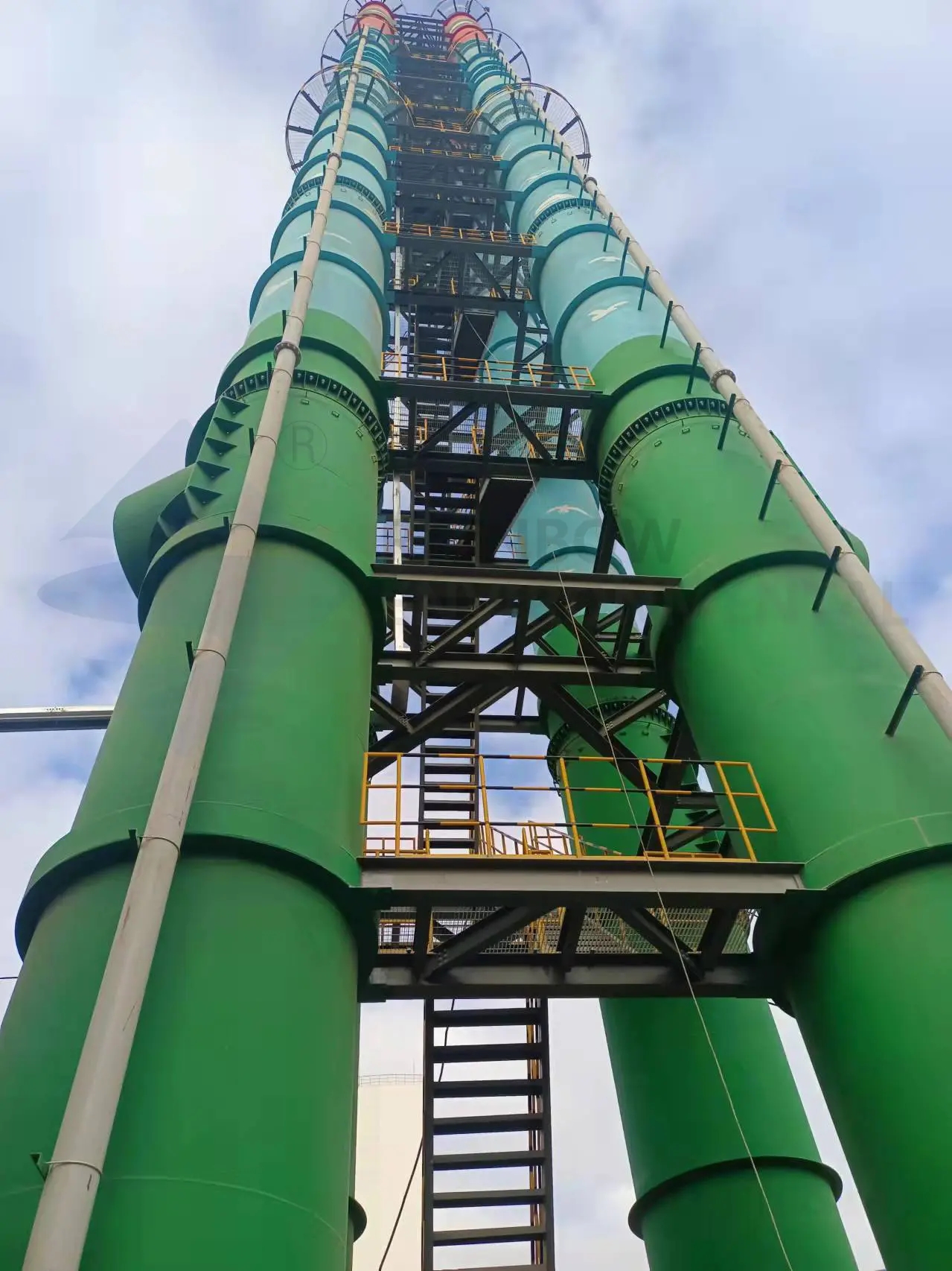 Installation of Steel Chimneys