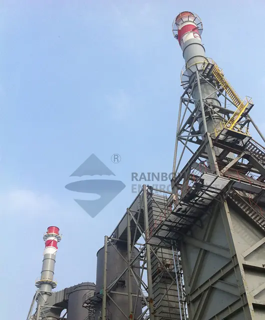 2x33.98 Single-Tube Self-Standing Steel Chimney