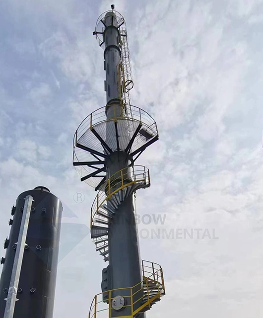 35m*1100mm Self Supporting Steel Chimney