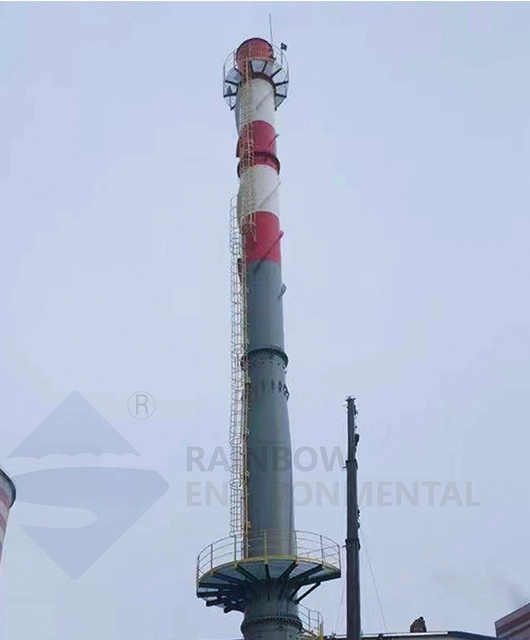 45m Self Supporting Steel Chimney