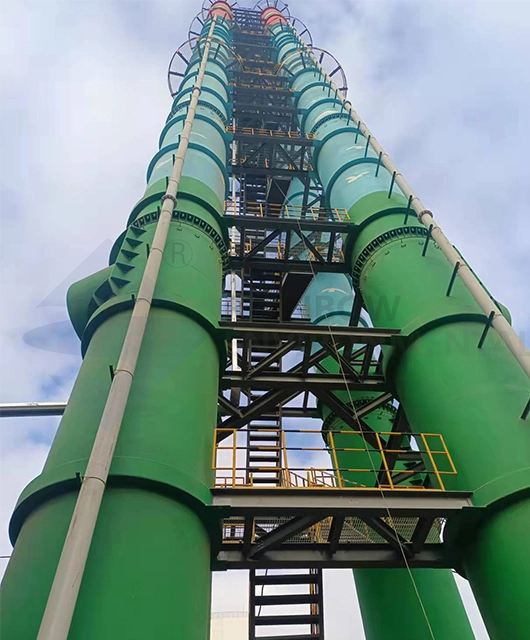 4x80m Cluster Steel Chimney