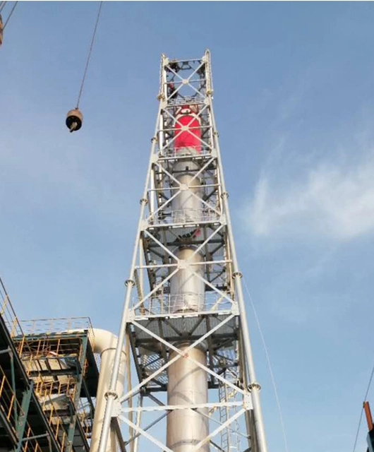 50m*1400mm Single Tower Steel Stack