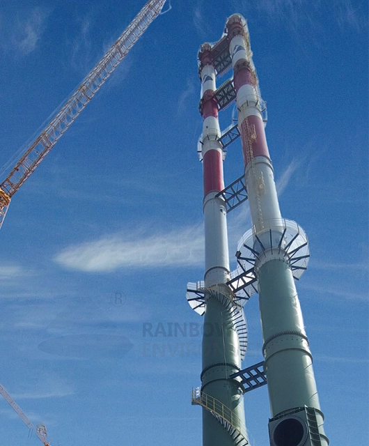 Medium Color (Indonesia) 2100 M Sleeve Cluster Steel Chimney